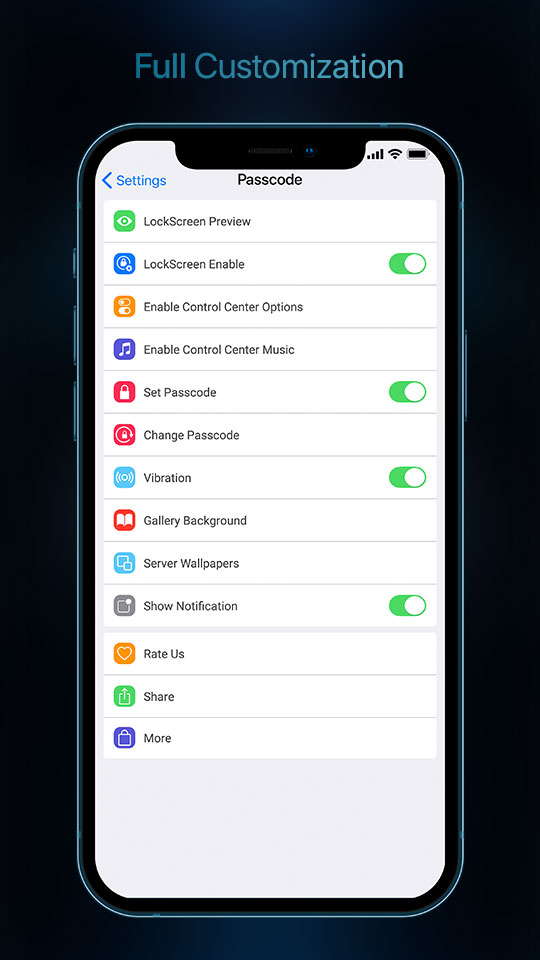 اسکرین شات 5 برنامه iphone 14 Lock screen