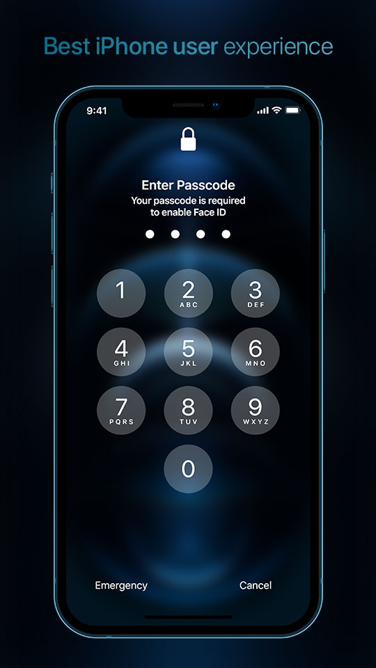 اسکرین شات 2 برنامه iphone 14 Lock screen