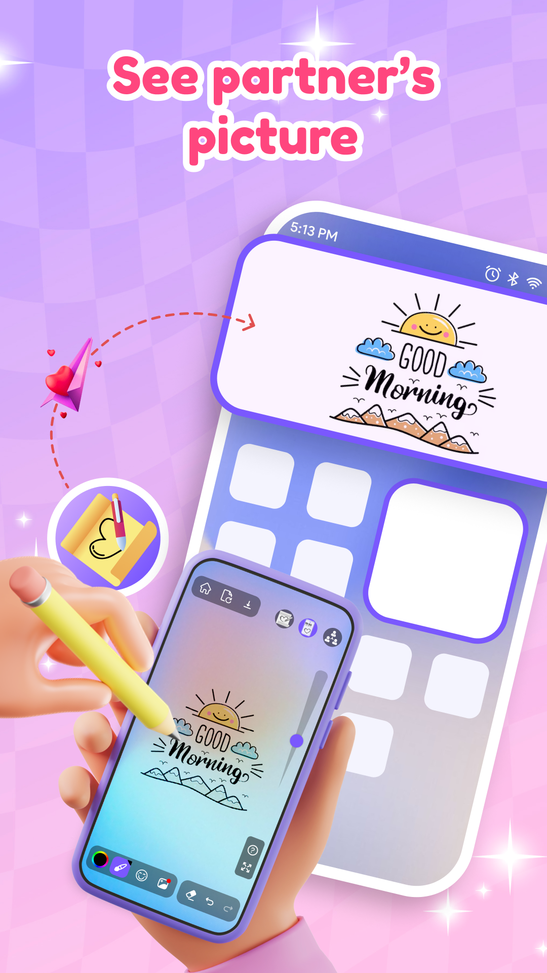 اسکرین شات 6 برنامه Zumee - LockScreen Drawing