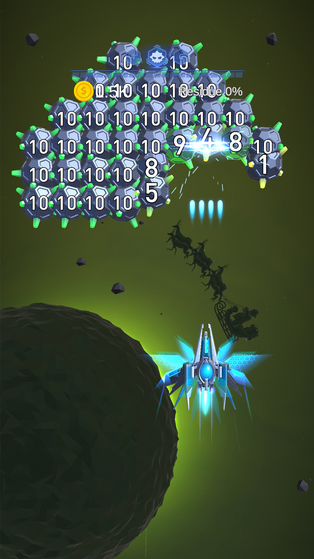 اسکرین شات 2 بازی Dust Settle 3D - Galaxy Attack