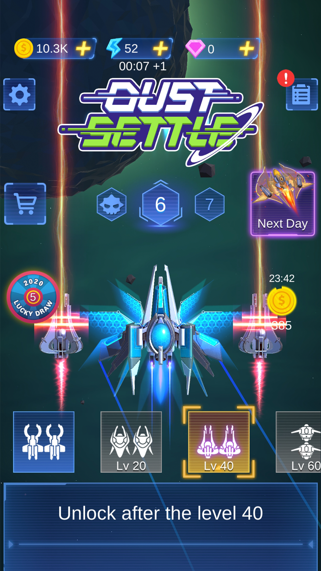 اسکرین شات 8 بازی Dust Settle 3D - Galaxy Attack