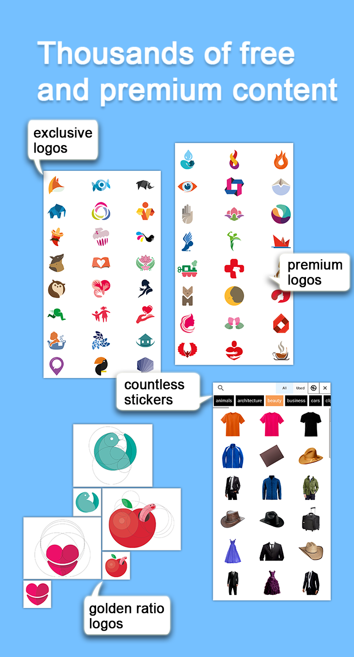 اسکرین شات 6 برنامه Logo Maker Plus - Logo Creator