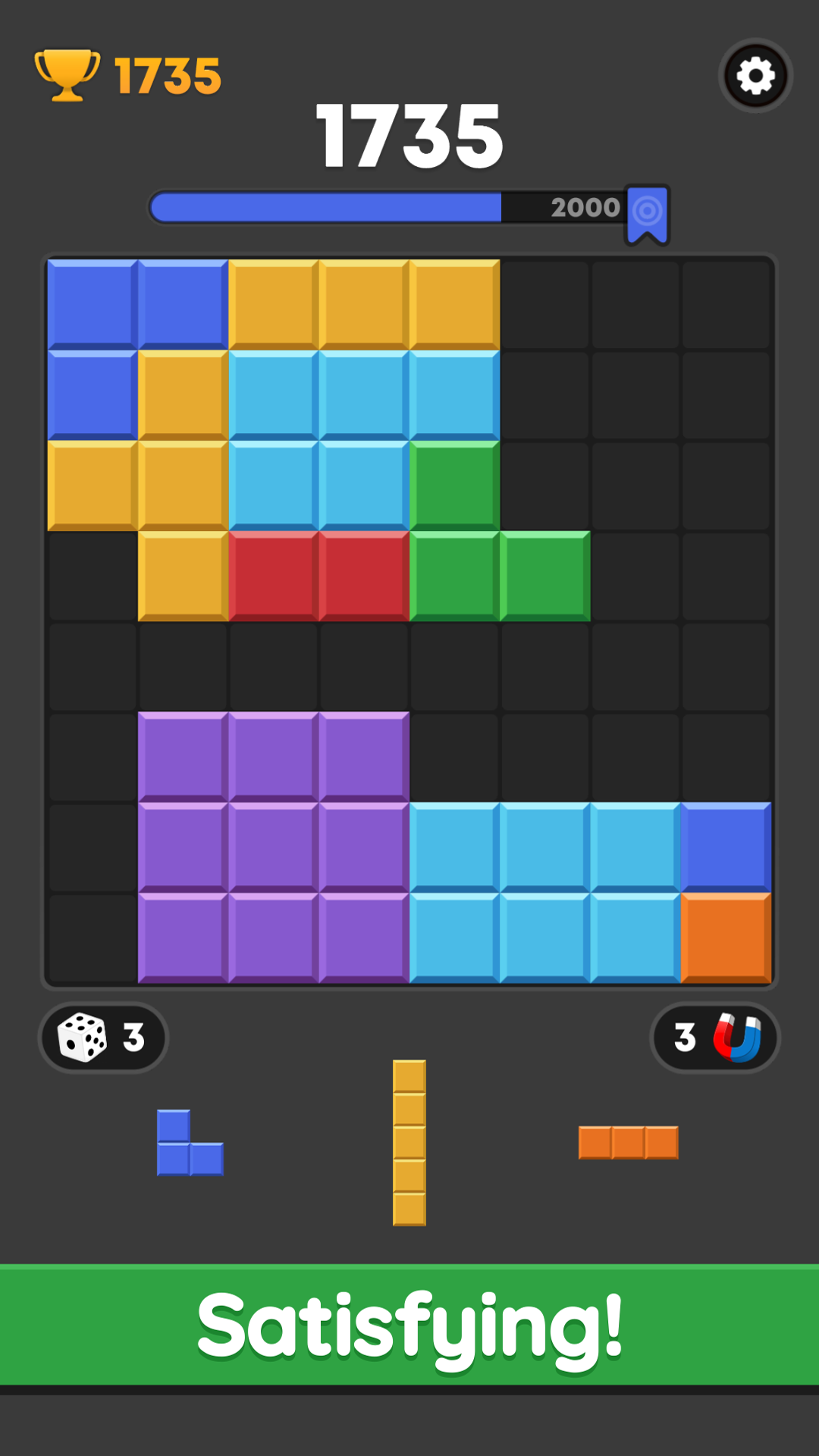 اسکرین شات 1 بازی Block Drop - Block Puzzle Game