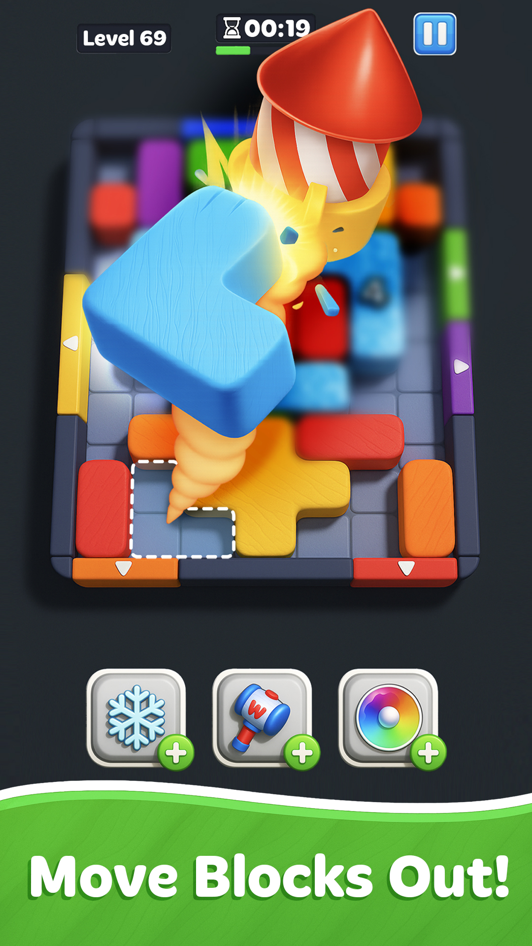 اسکرین شات 3 بازی Wood Out: Color Jam