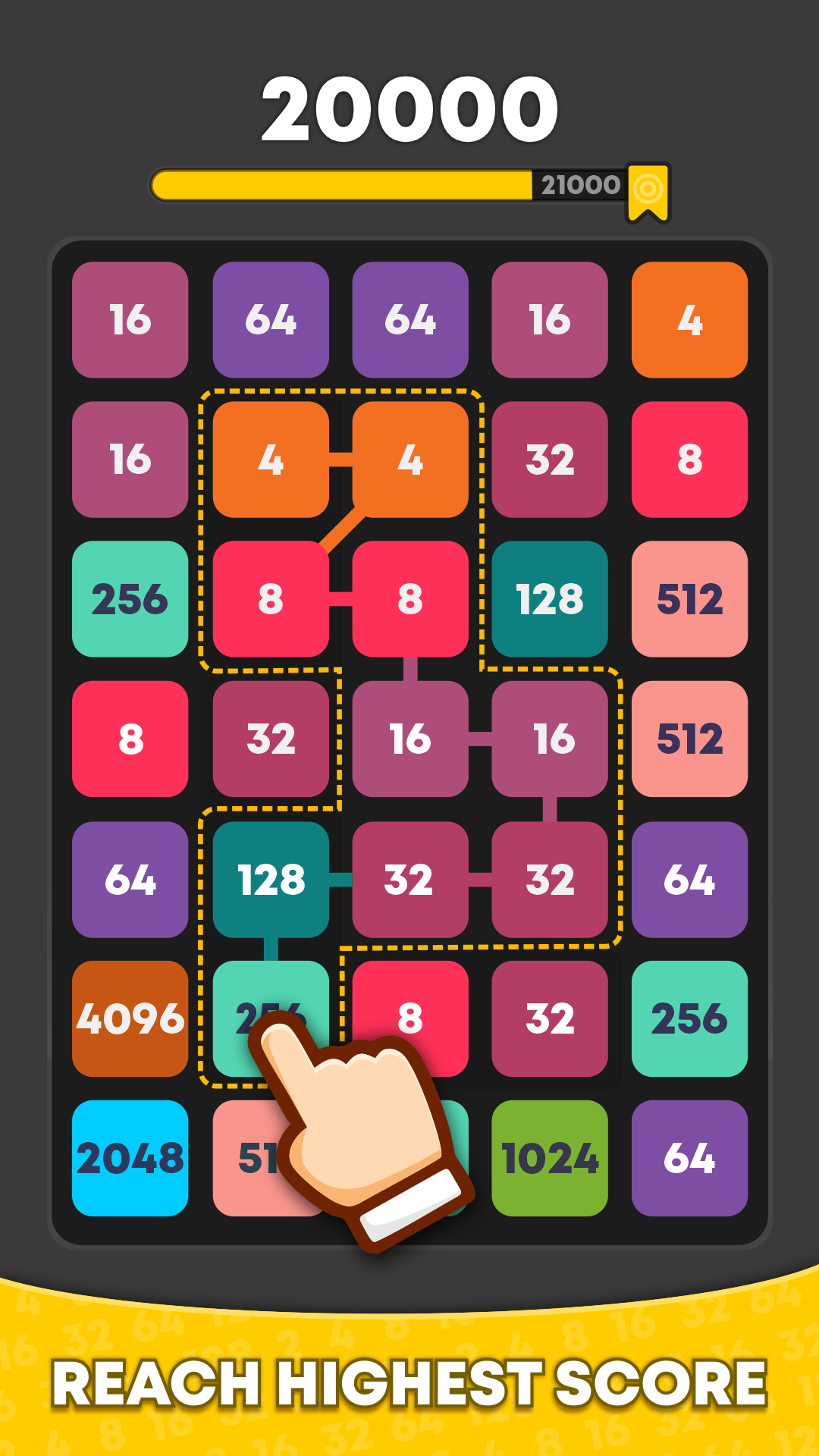 اسکرین شات 4 بازی Number Match: 2048 Puzzle