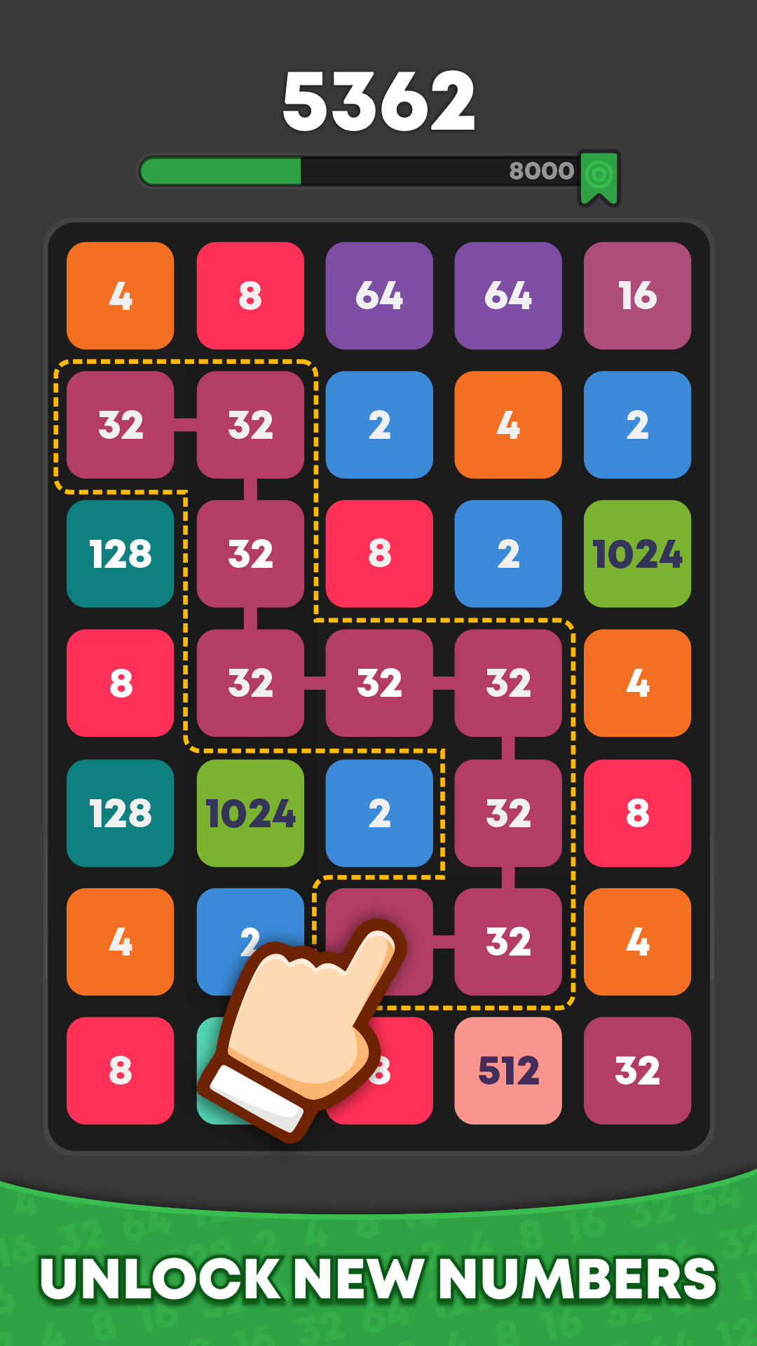 اسکرین شات 2 بازی Number Match: 2048 Puzzle