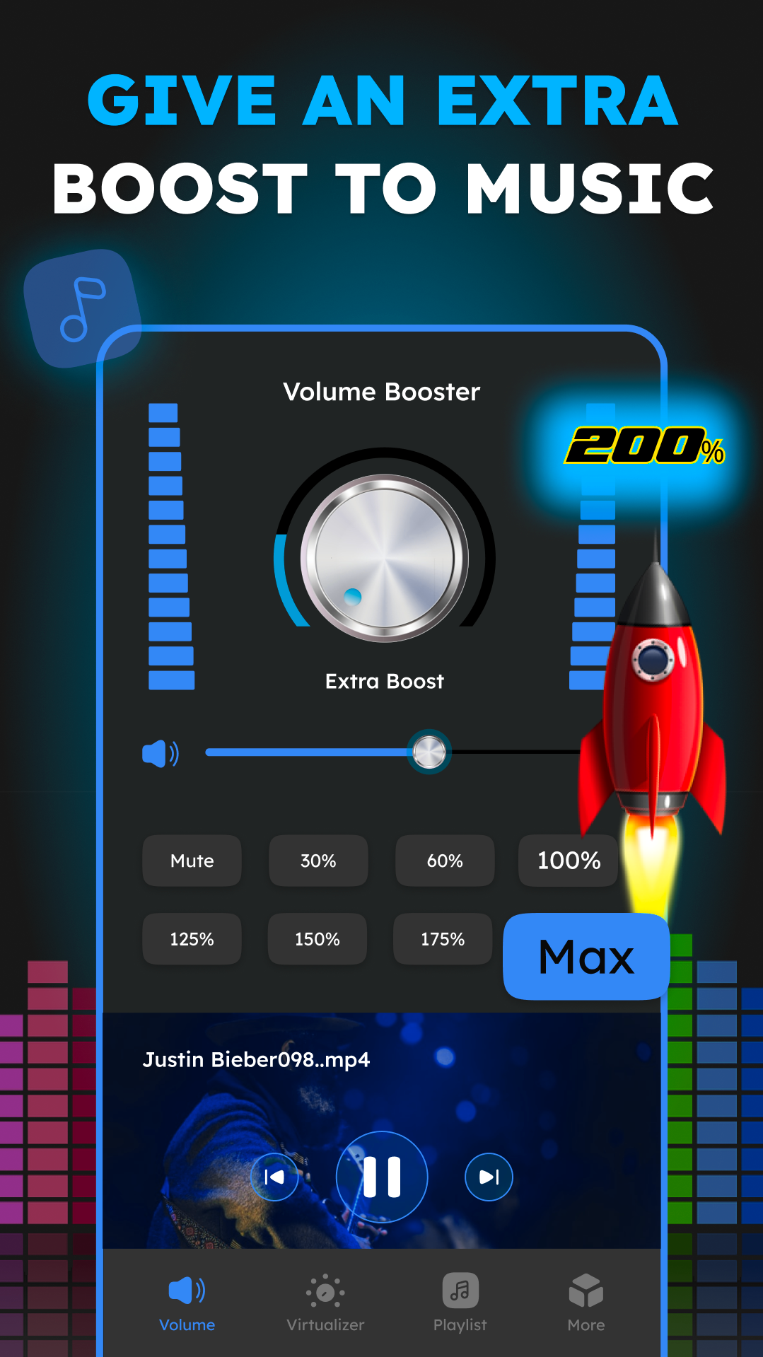 اسکرین شات 3 برنامه Volume Booster, Sound Booster