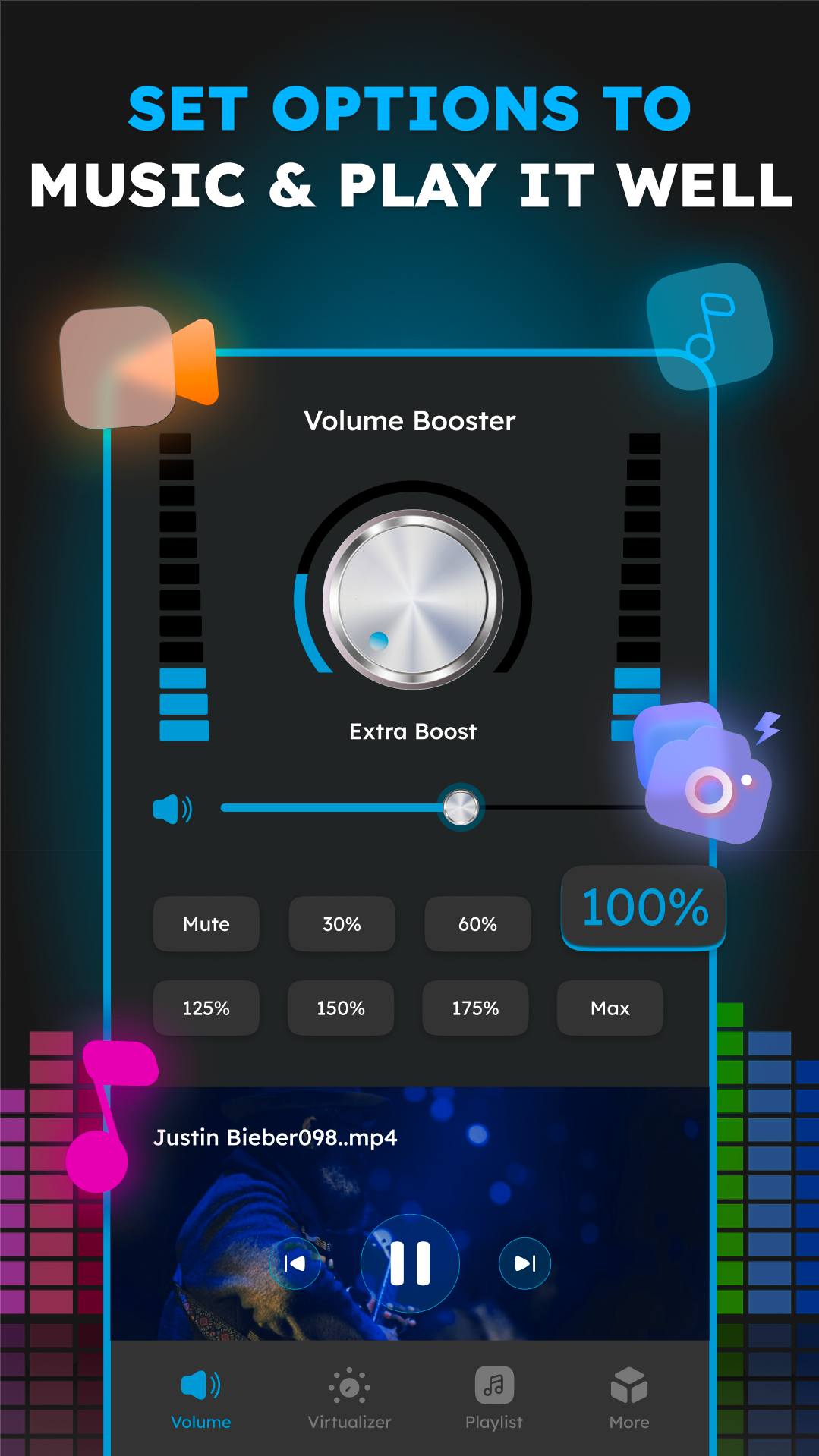 اسکرین شات 6 برنامه Volume Booster, Sound Booster