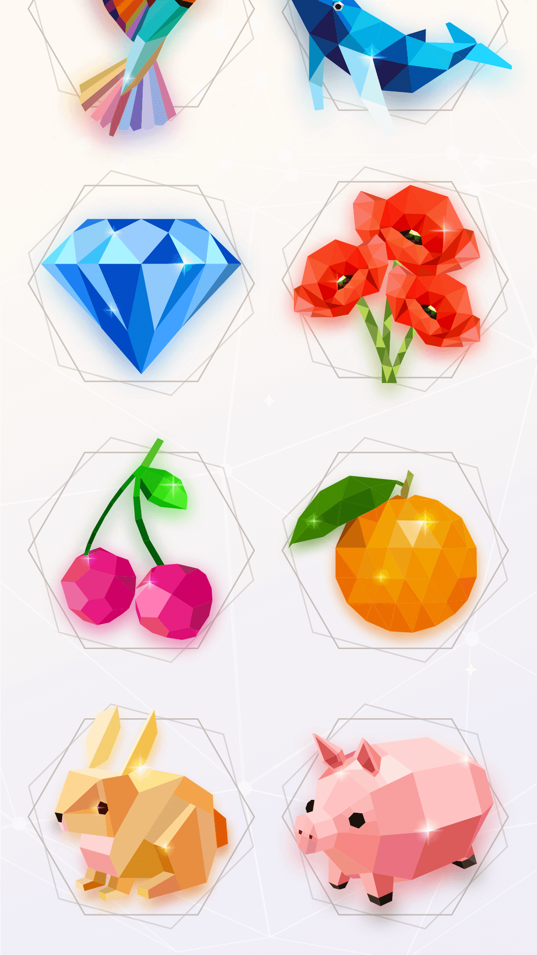 اسکرین شات 1 بازی Love Poly: Puzzle Jigsaw