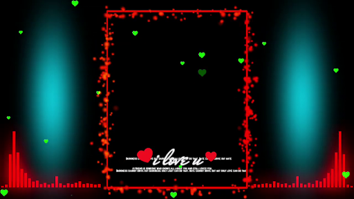 اسکرین شات 2 برنامه Awesome Avee Player Templates - Love Avee Player