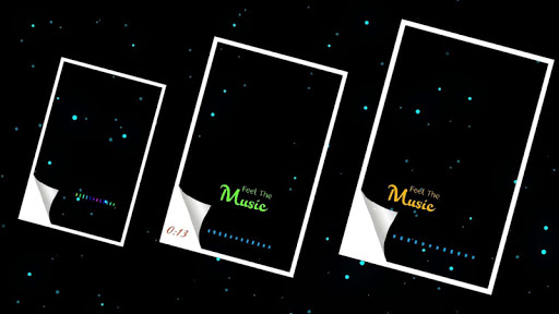 اسکرین شات 1 برنامه Awesome Avee Player Templates - Love Avee Player