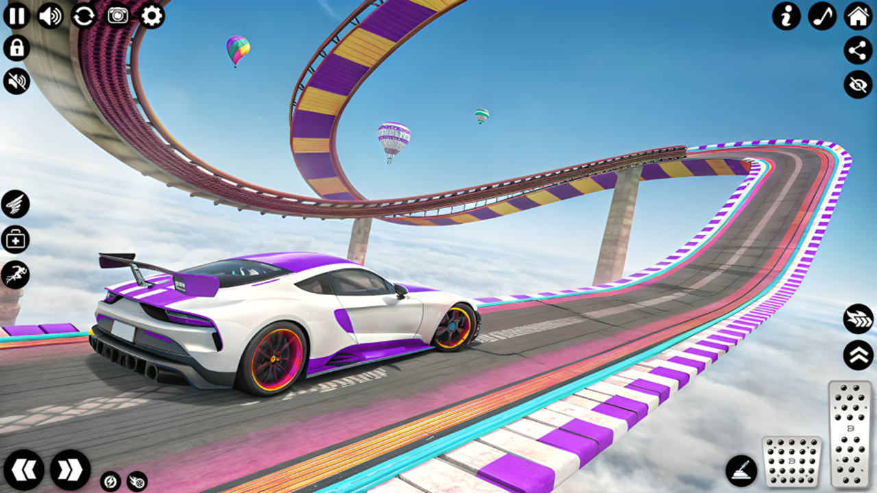 اسکرین شات 3 بازی Mega Ramp Car Game Driving Sim