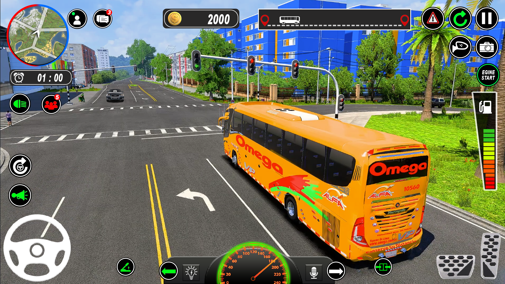 اسکرین شات 2 بازی City Bus Simulator: Bus Sim 3d