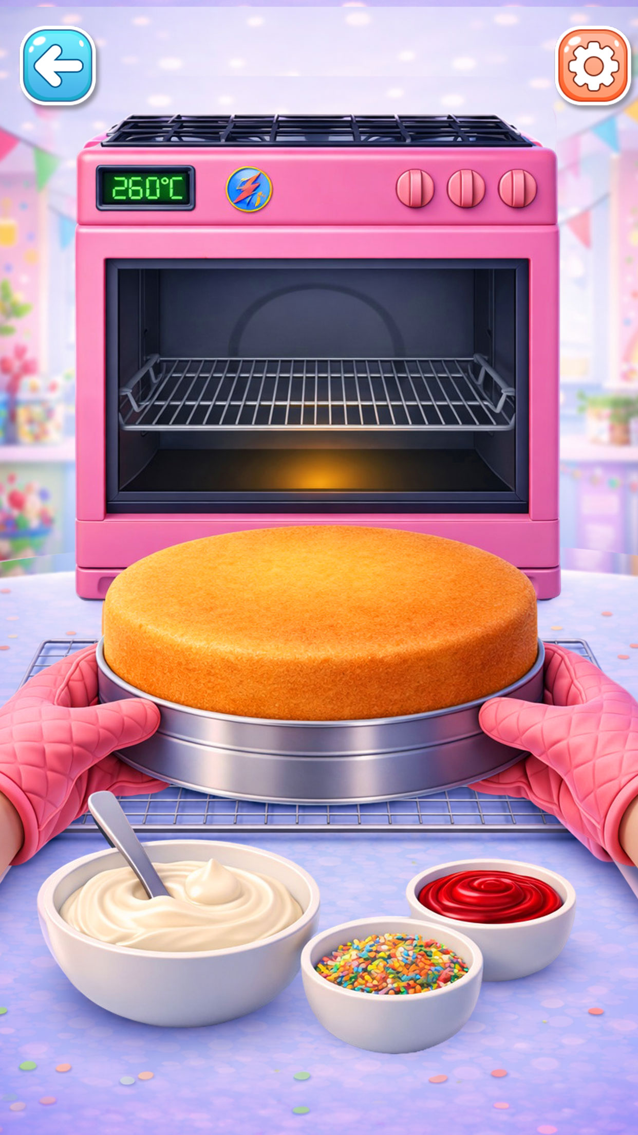 اسکرین شات 2 بازی Birthday Cake Maker: Cake Game