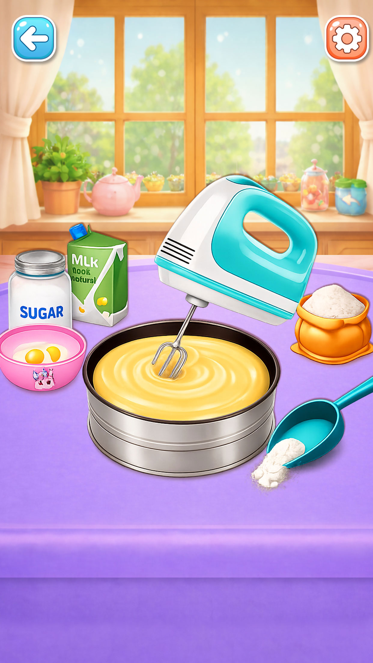 اسکرین شات 1 بازی Birthday Cake Maker: Cake Game