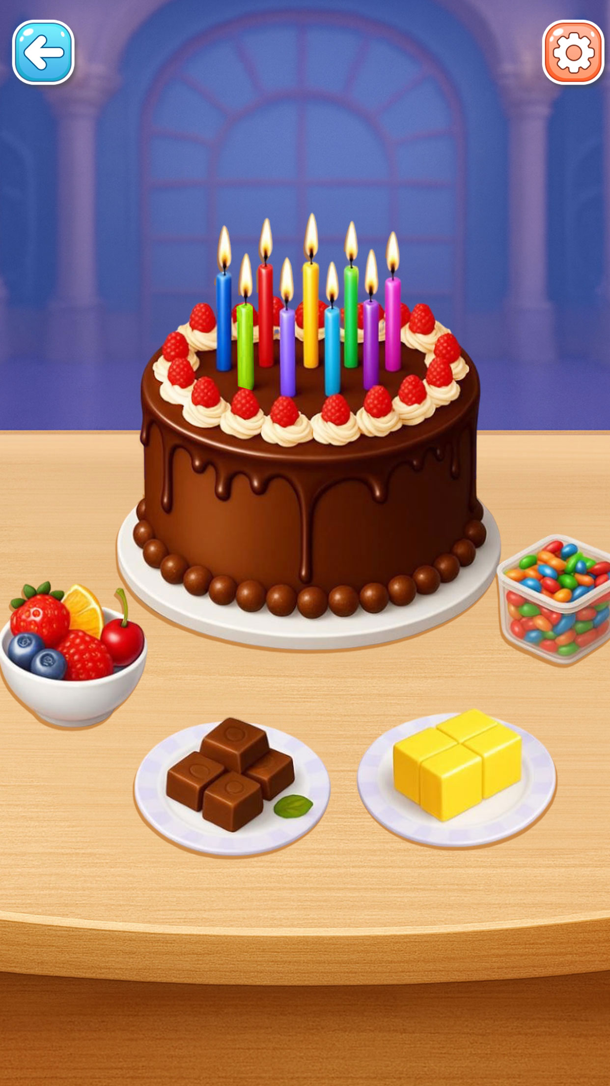 اسکرین شات 1 بازی Birthday Cake Maker: Cake Game