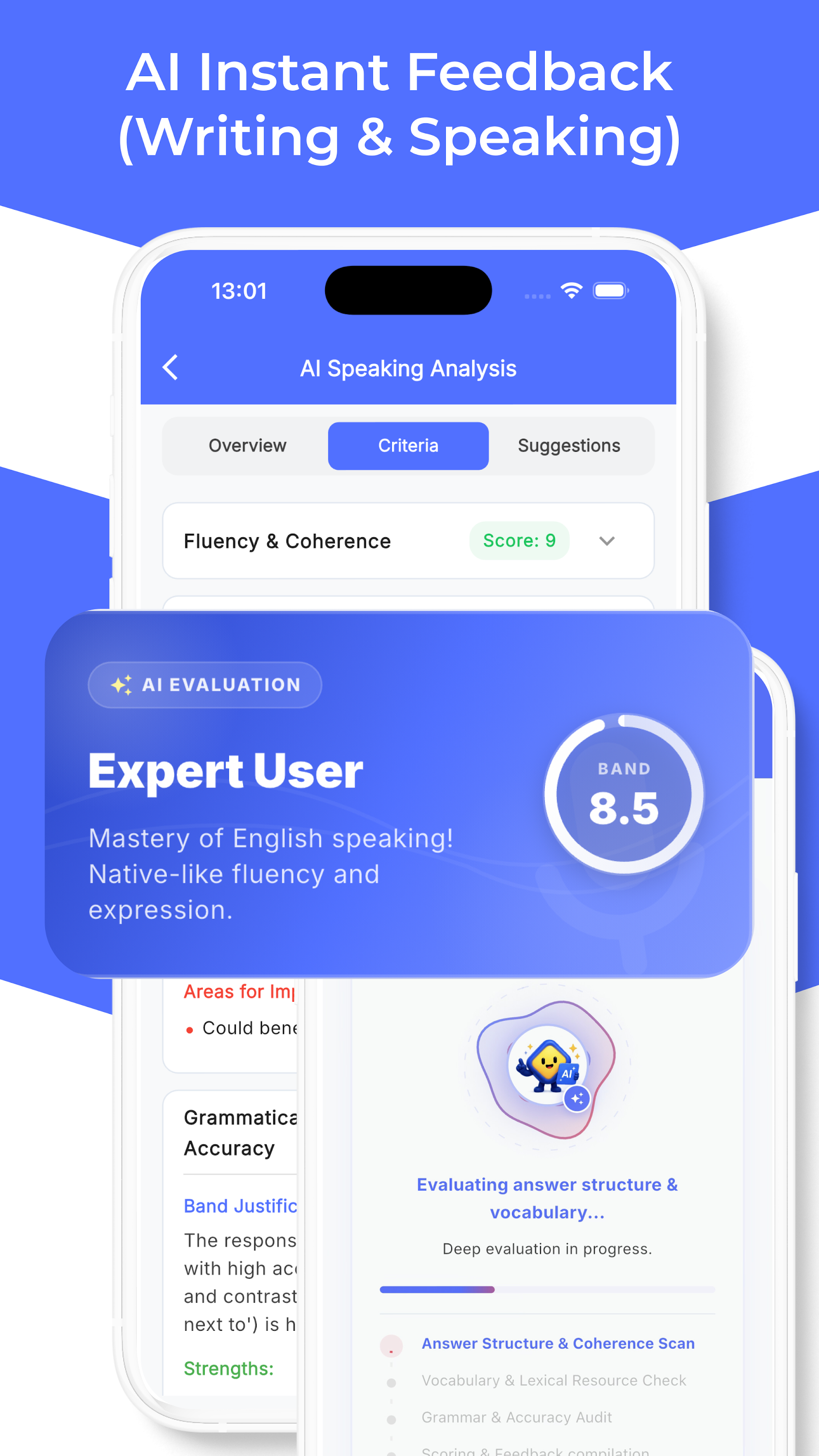 اسکرین شات 2 برنامه IELTS Practice Band 9