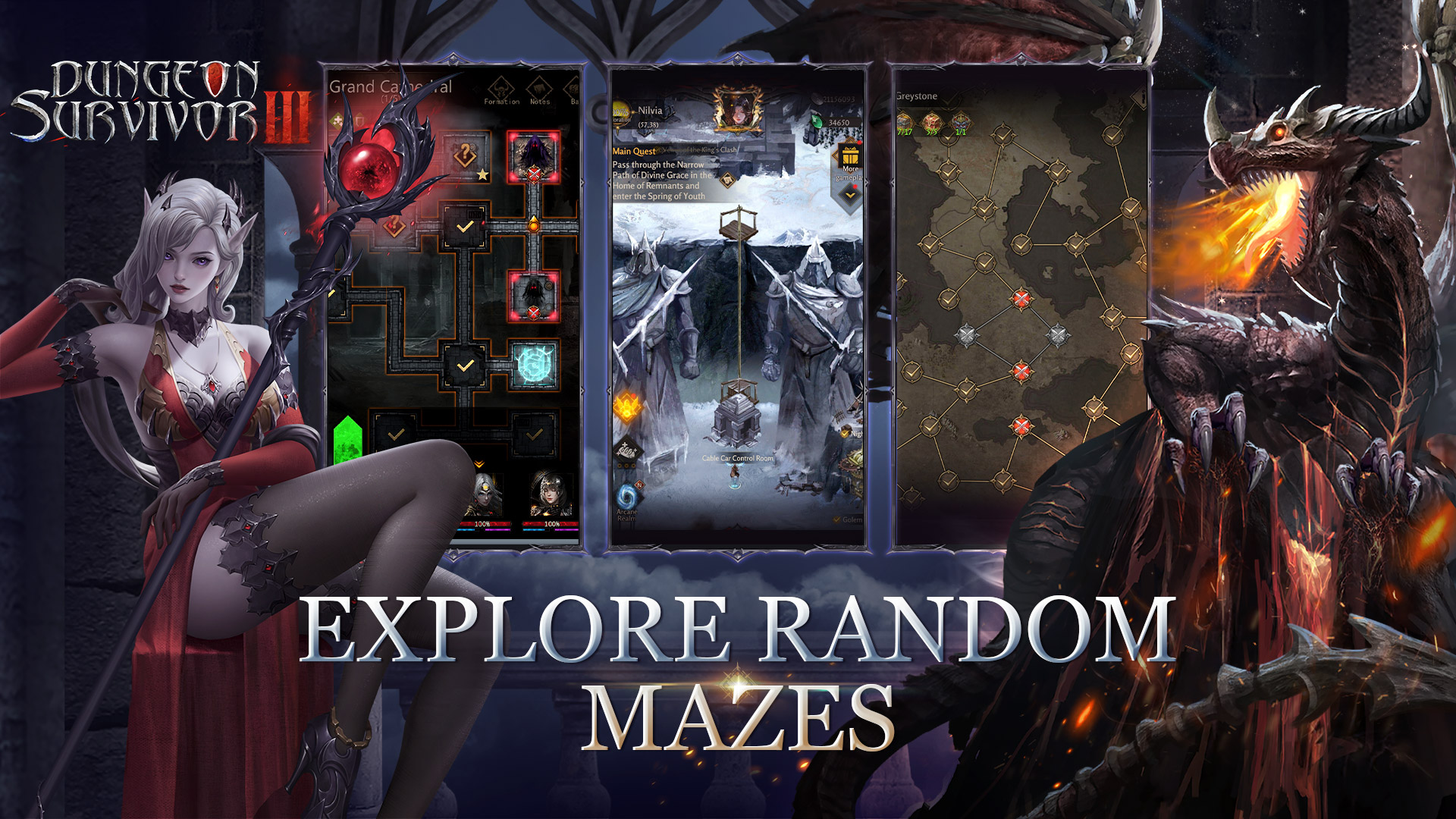 اسکرین شات 5 بازی Dungeon SurvivorⅢ:Dark Genesis