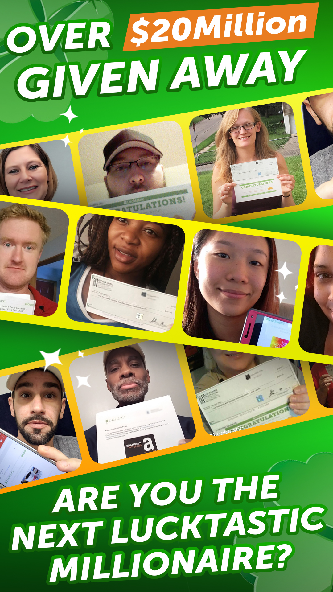 اسکرین شات 1 برنامه Lucktastic: Win Prizes, Real Rewards, & Gift Cards