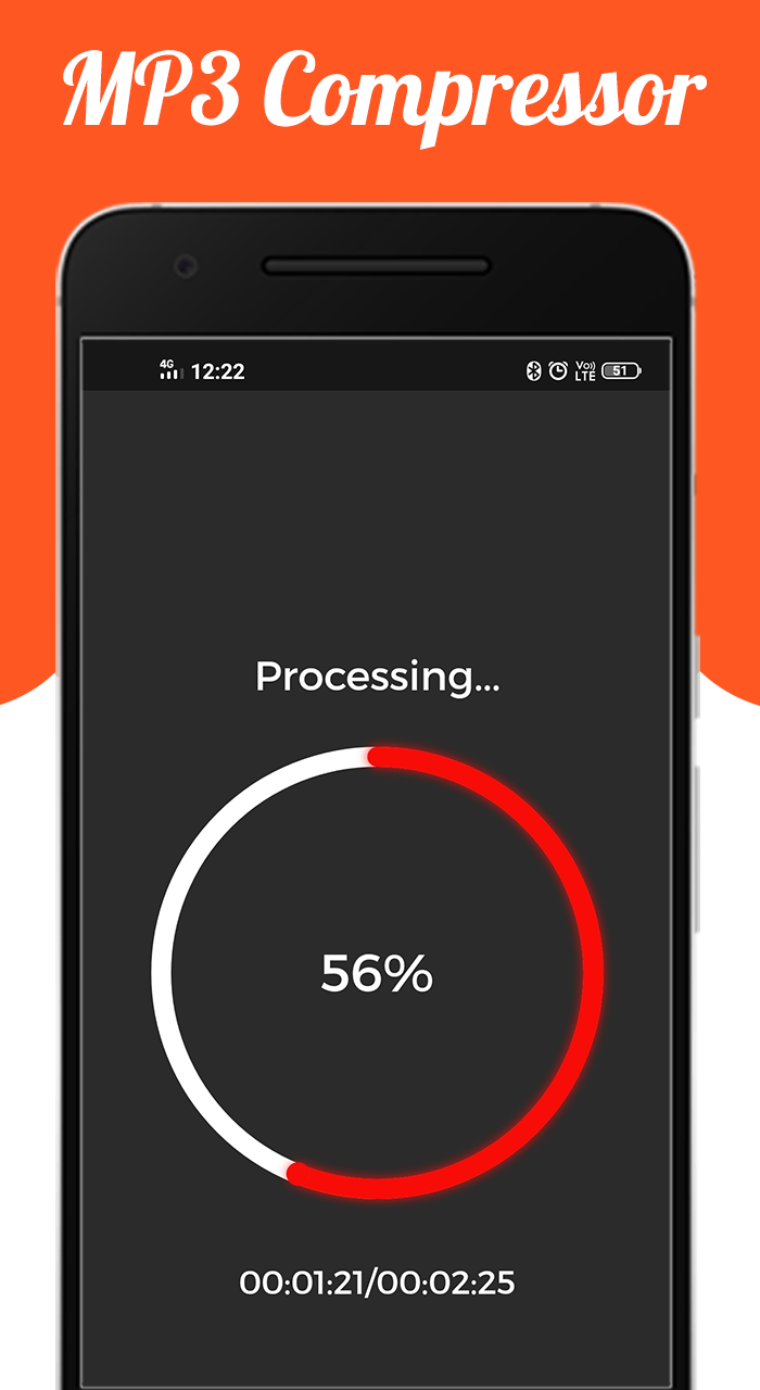 اسکرین شات 5 برنامه Audio : MP3 Compressor