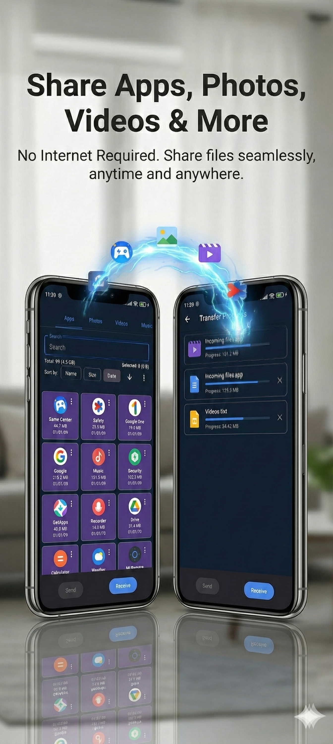 اسکرین شات 7 برنامه Apk Share Bluetooth