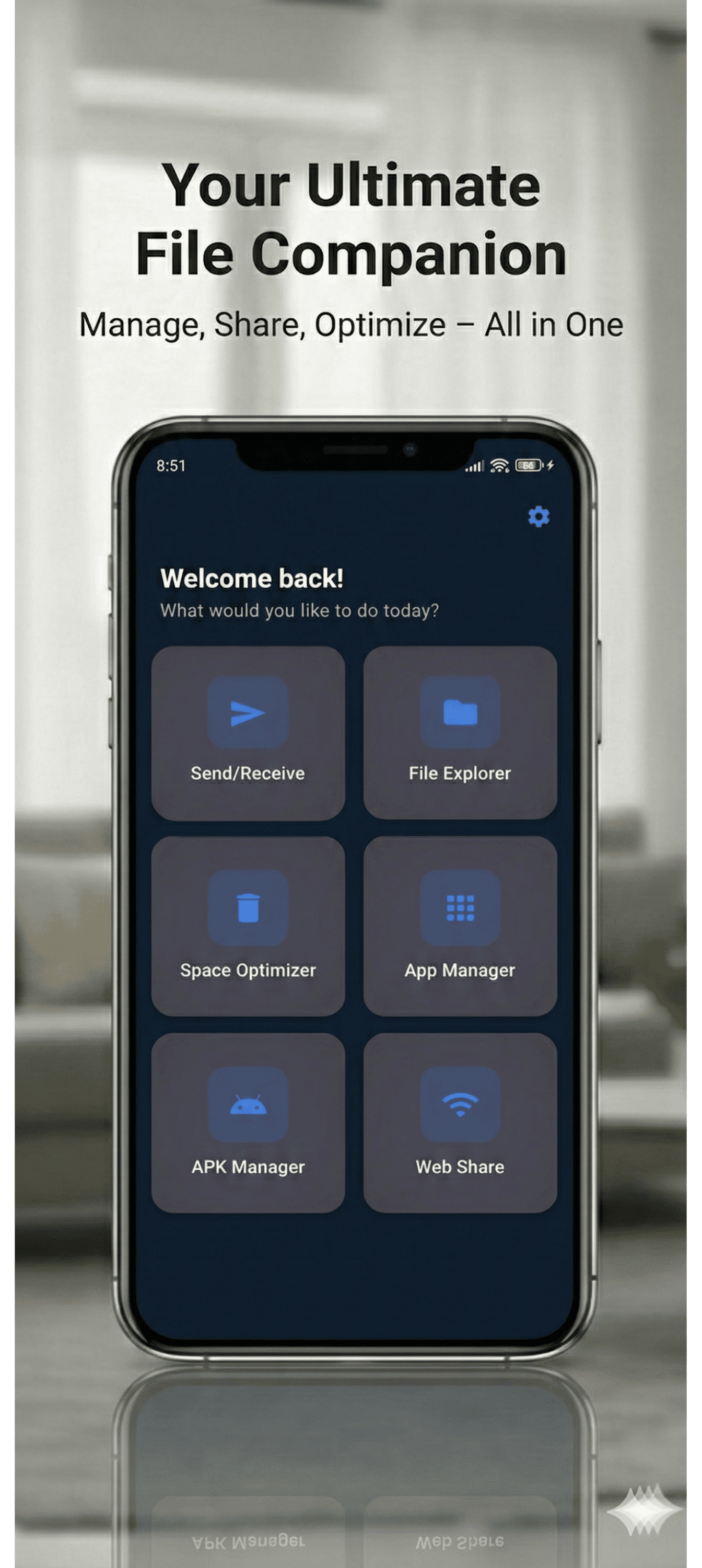 اسکرین شات 1 برنامه Apk Share Bluetooth