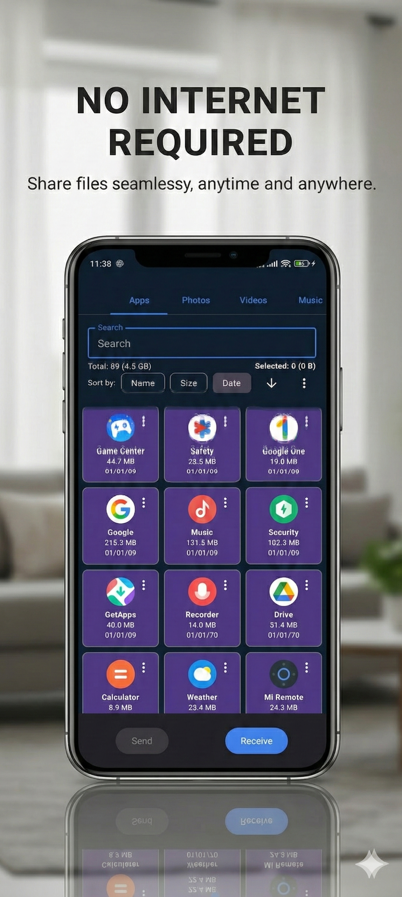 اسکرین شات 5 برنامه Apk Share Bluetooth