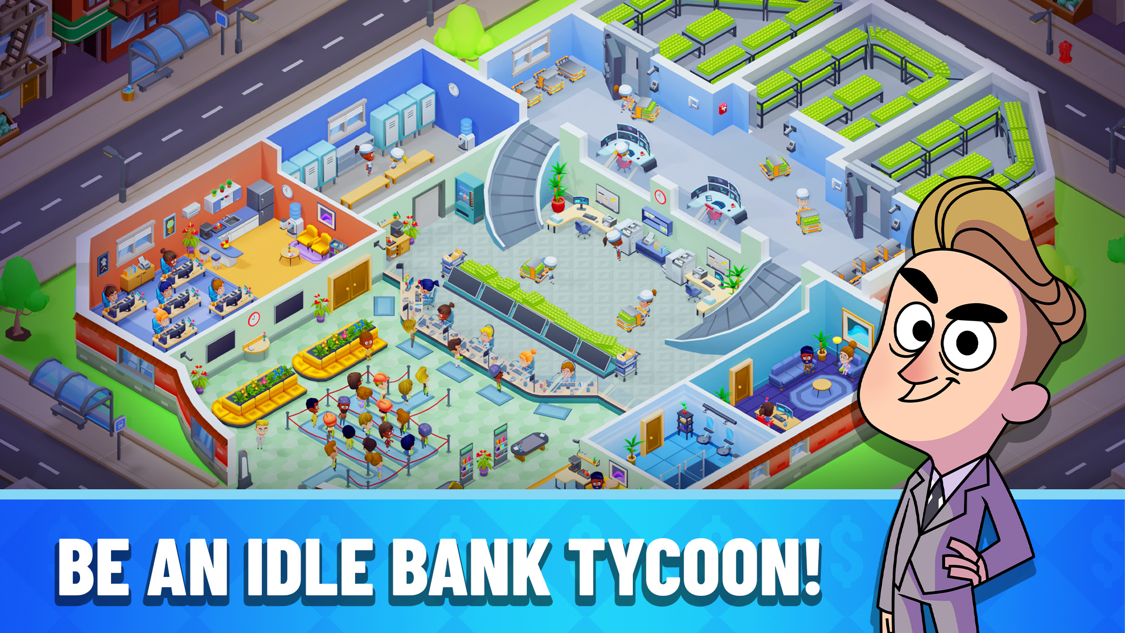 اسکرین شات 1 بازی Idle Bank Tycoon: Money Empire
