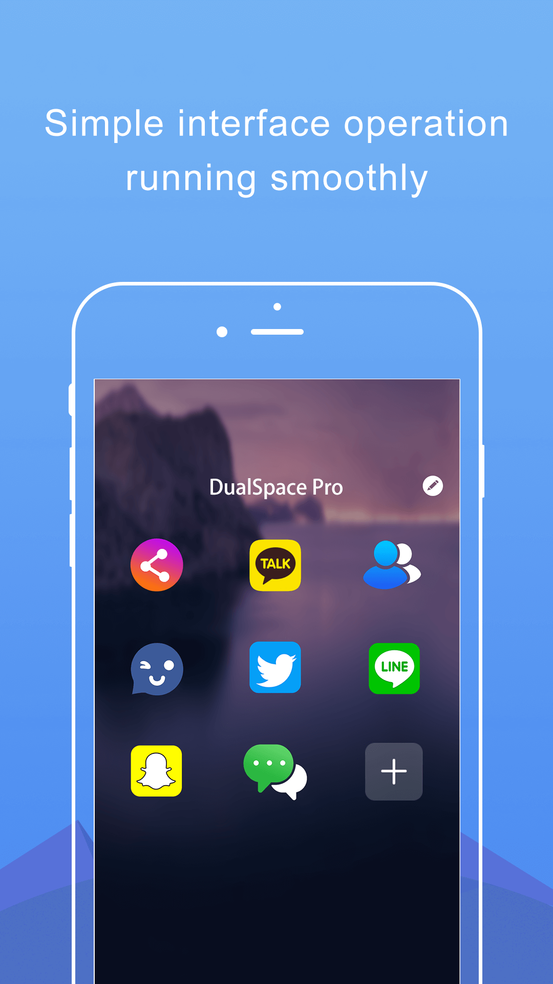 اسکرین شات 1 برنامه Dual Space Pro -Multi Accounts