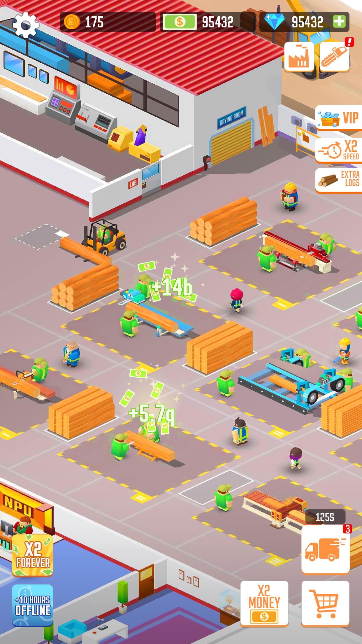 اسکرین شات 4 بازی Lumber Empire - Idle Games