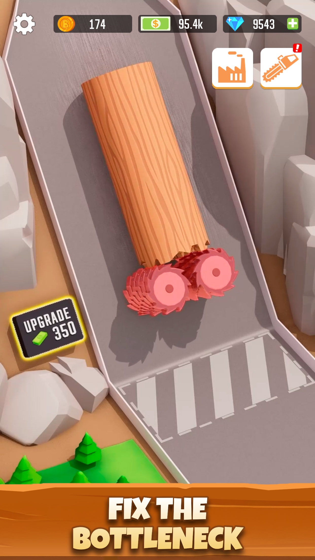اسکرین شات 1 بازی Lumber Empire - Idle Games