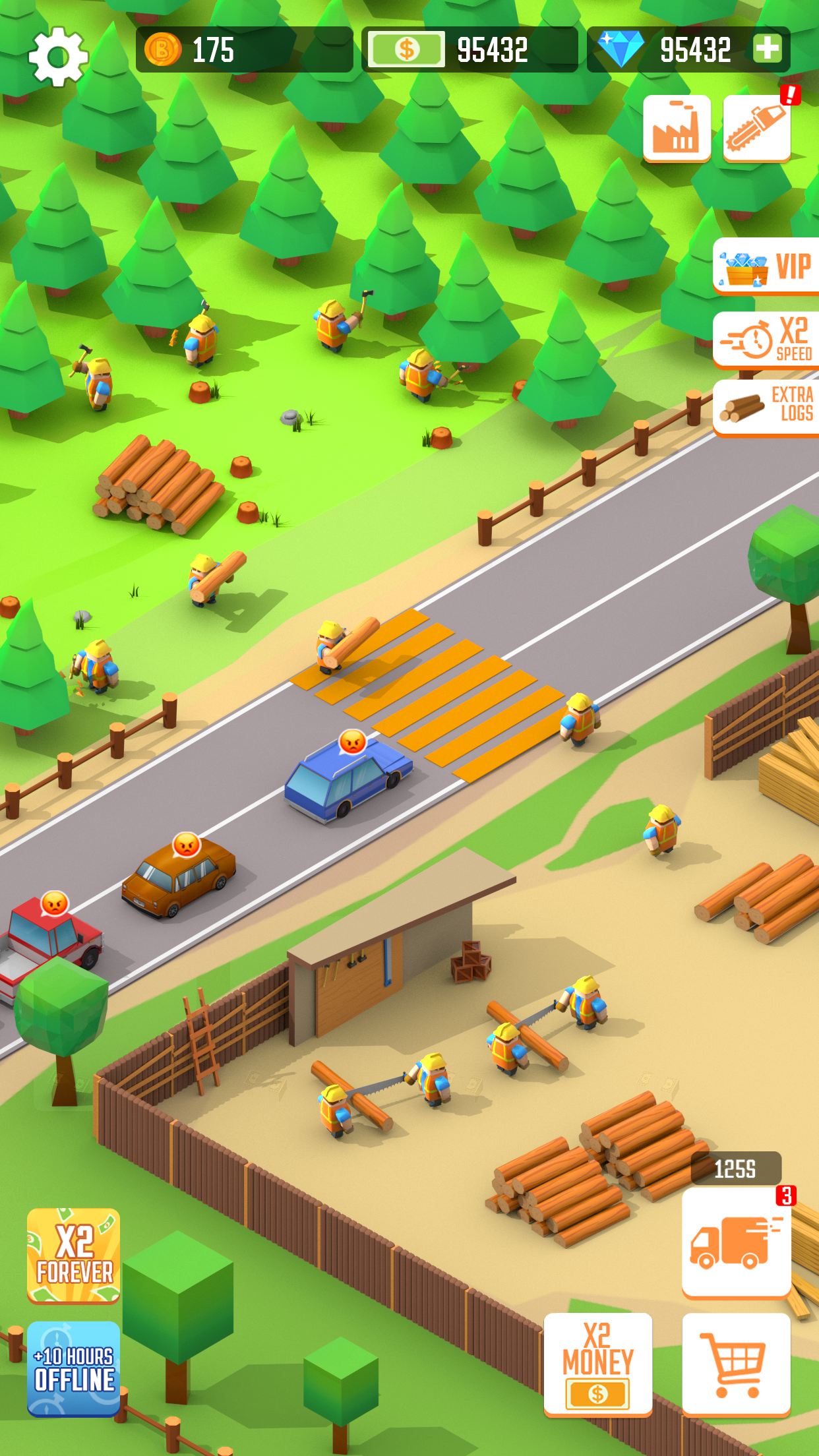 اسکرین شات 7 بازی Lumber Empire - Idle Games