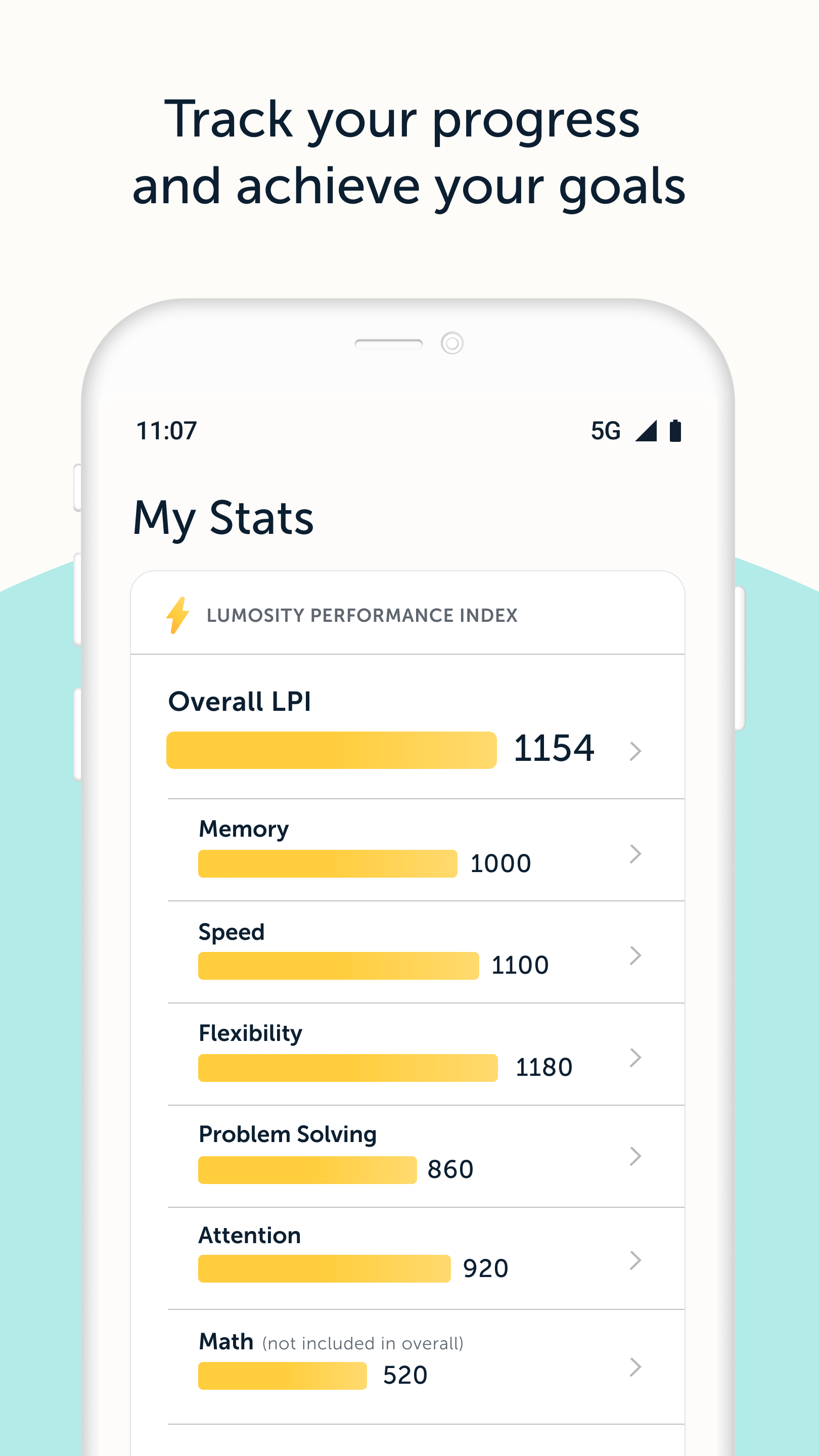 اسکرین شات 6 برنامه Lumosity: Brain Training Games