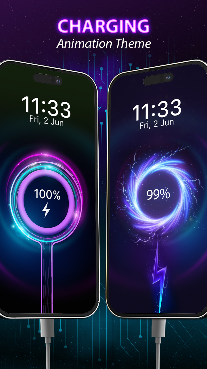 اسکرین شات 4 برنامه Battery Charger Animation Art