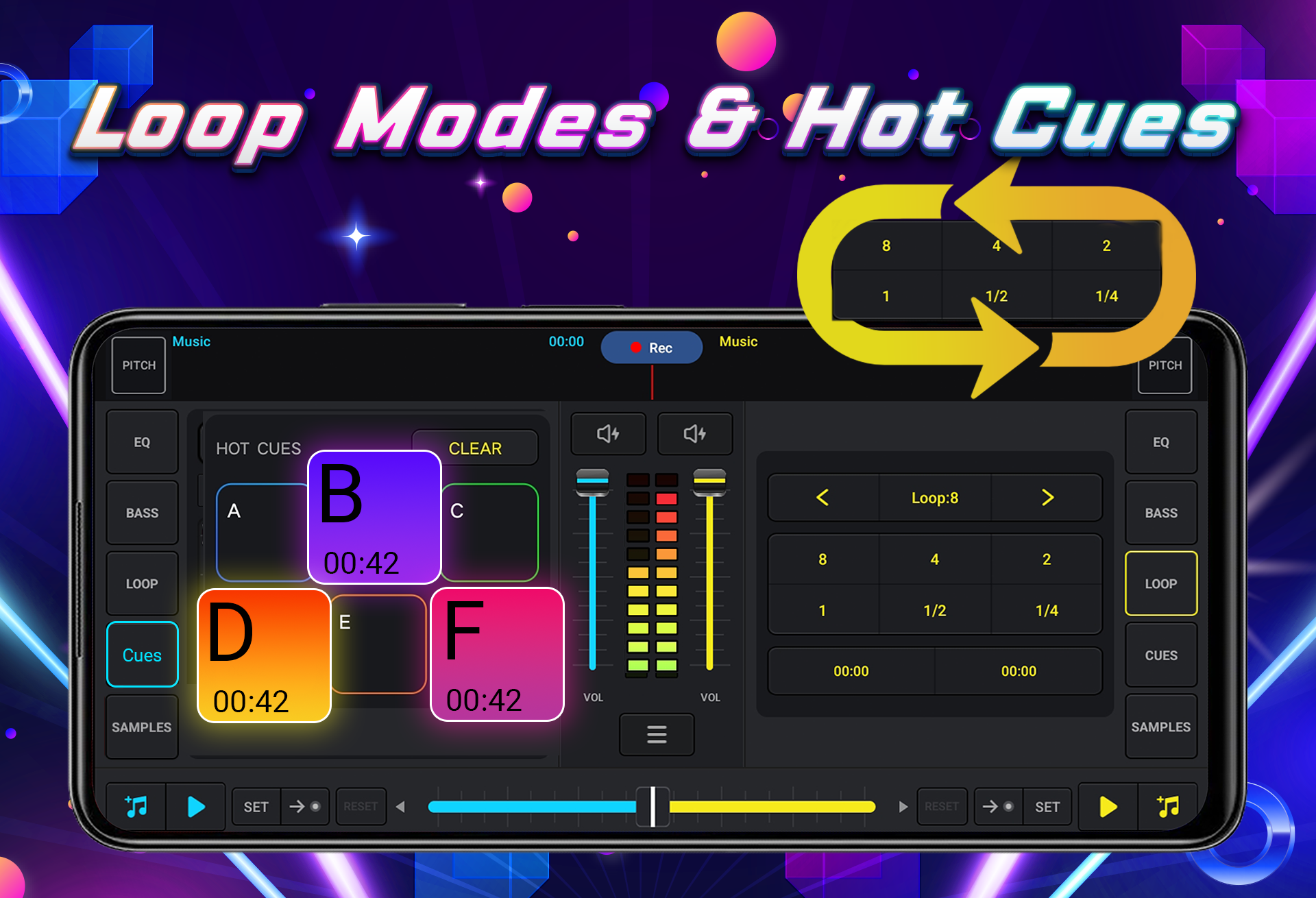 اسکرین شات 4 برنامه DJ Mixer Music: Virtual DJ Mix