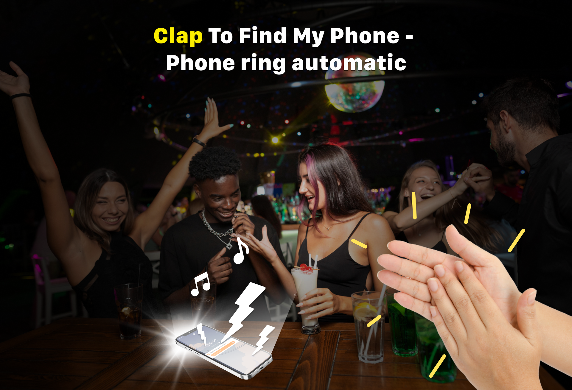 اسکرین شات 4 برنامه Find My Phone by Clap or Flash