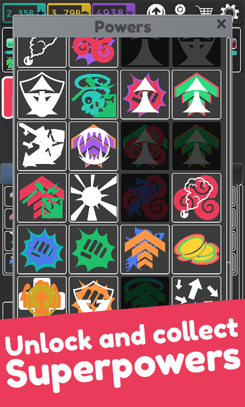 اسکرین شات 5 بازی Idle Superpowers