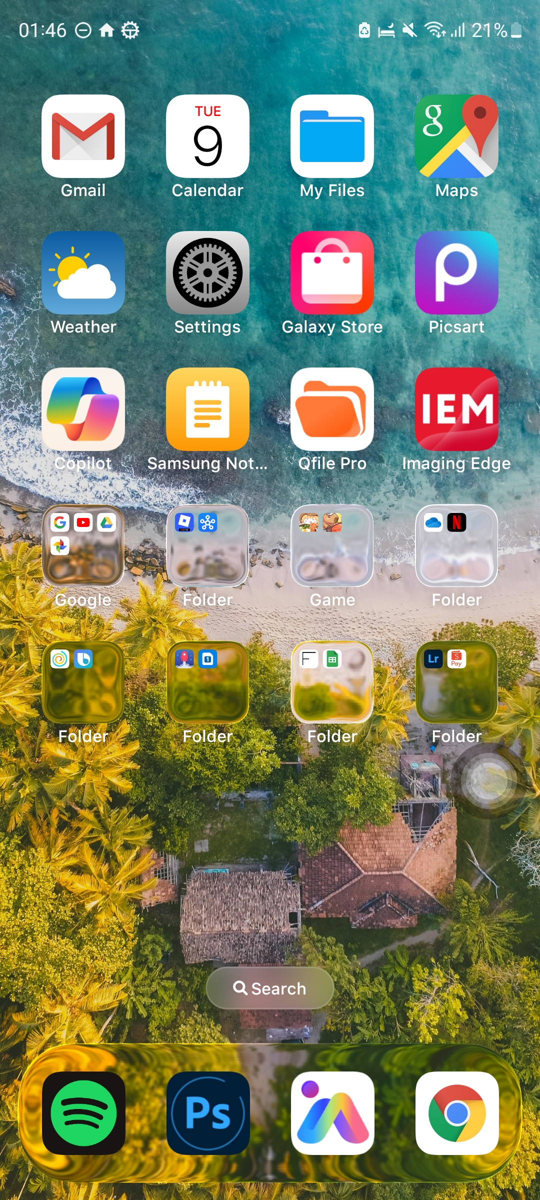 اسکرین شات 1 برنامه Launcher OS 27