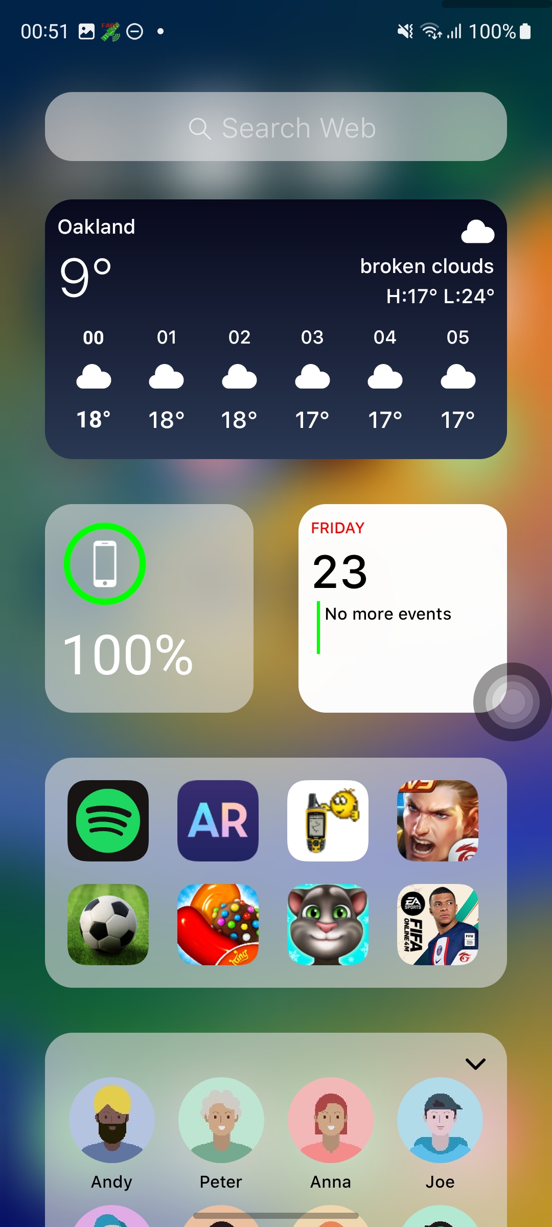 اسکرین شات 6 برنامه Launcher OS 27