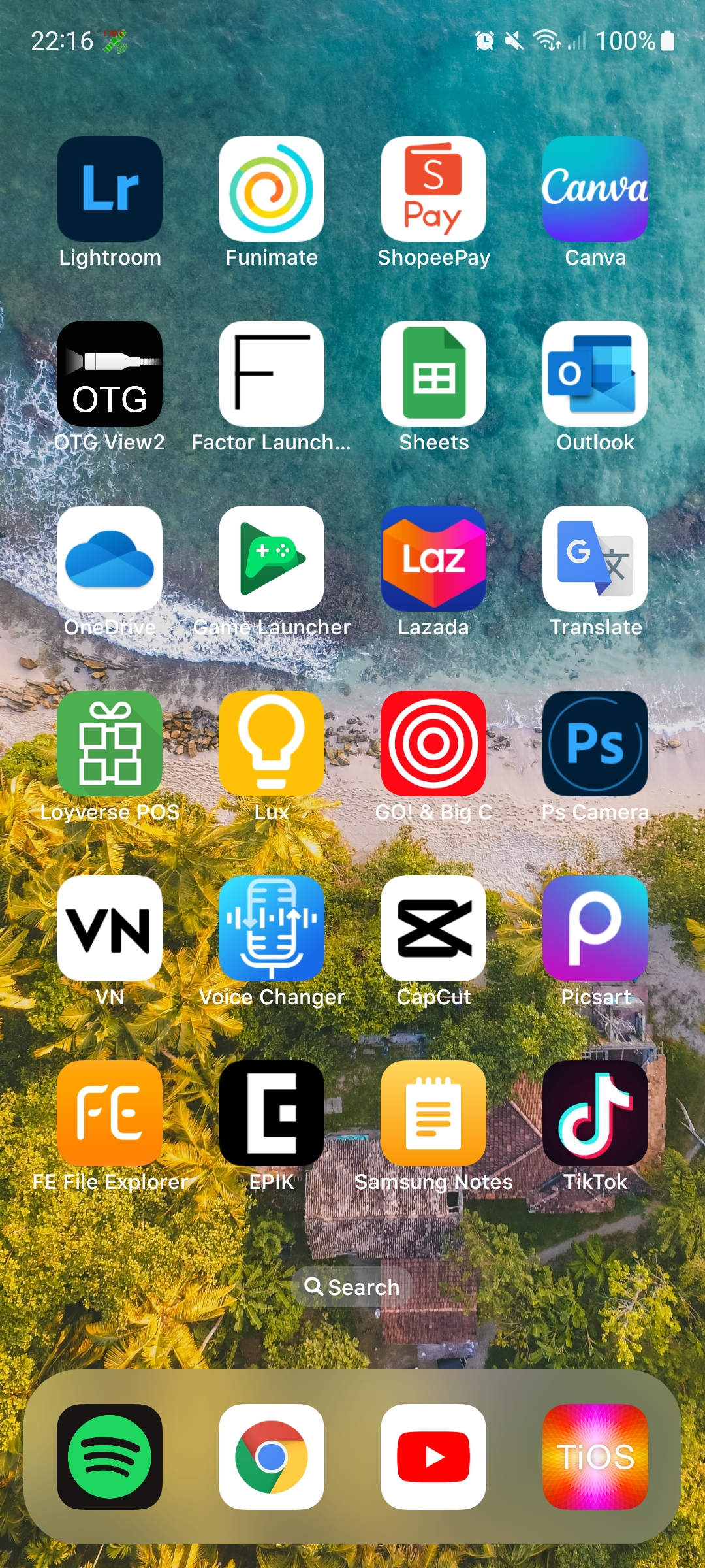 اسکرین شات 2 برنامه Launcher OS 17 (TiOS) Lite