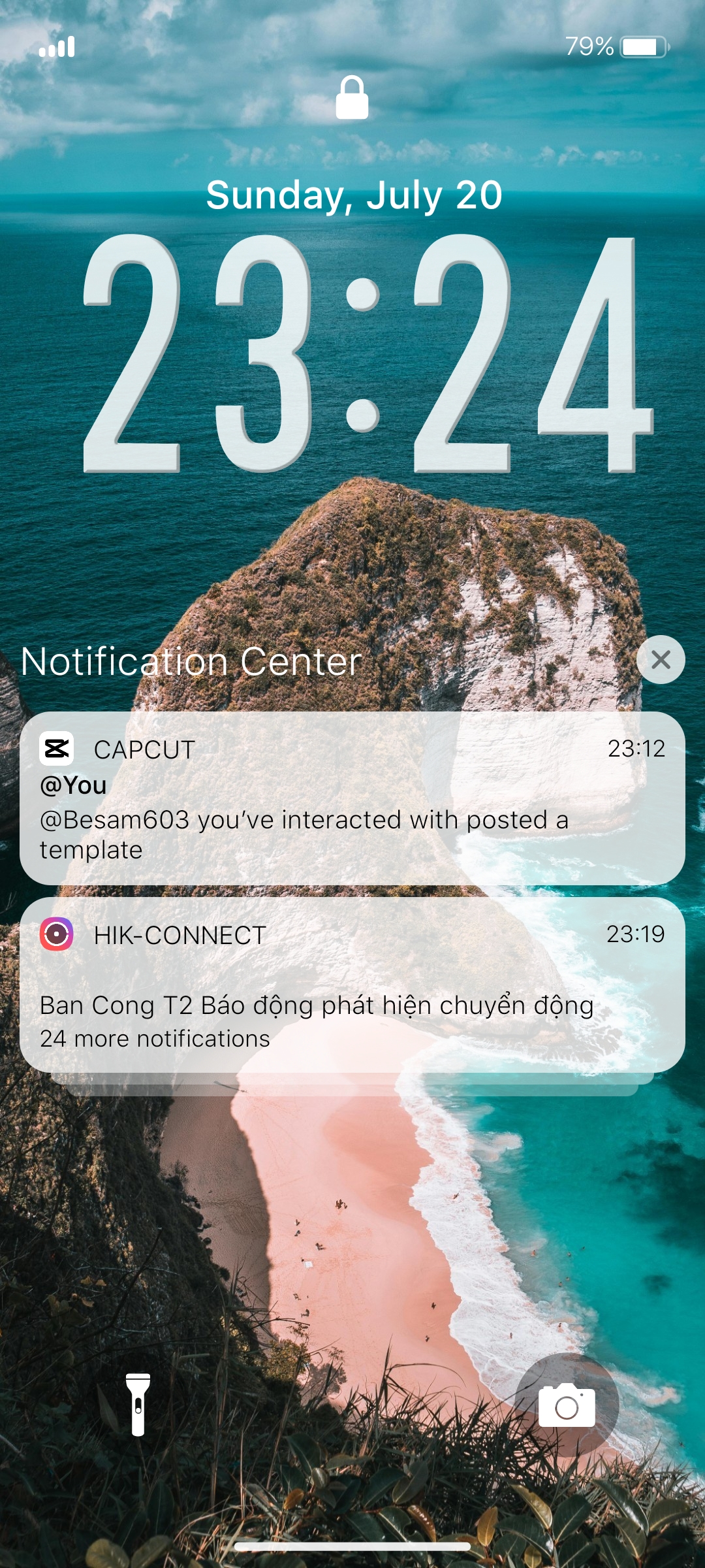 اسکرین شات 1 برنامه Lock Screen iOS 26