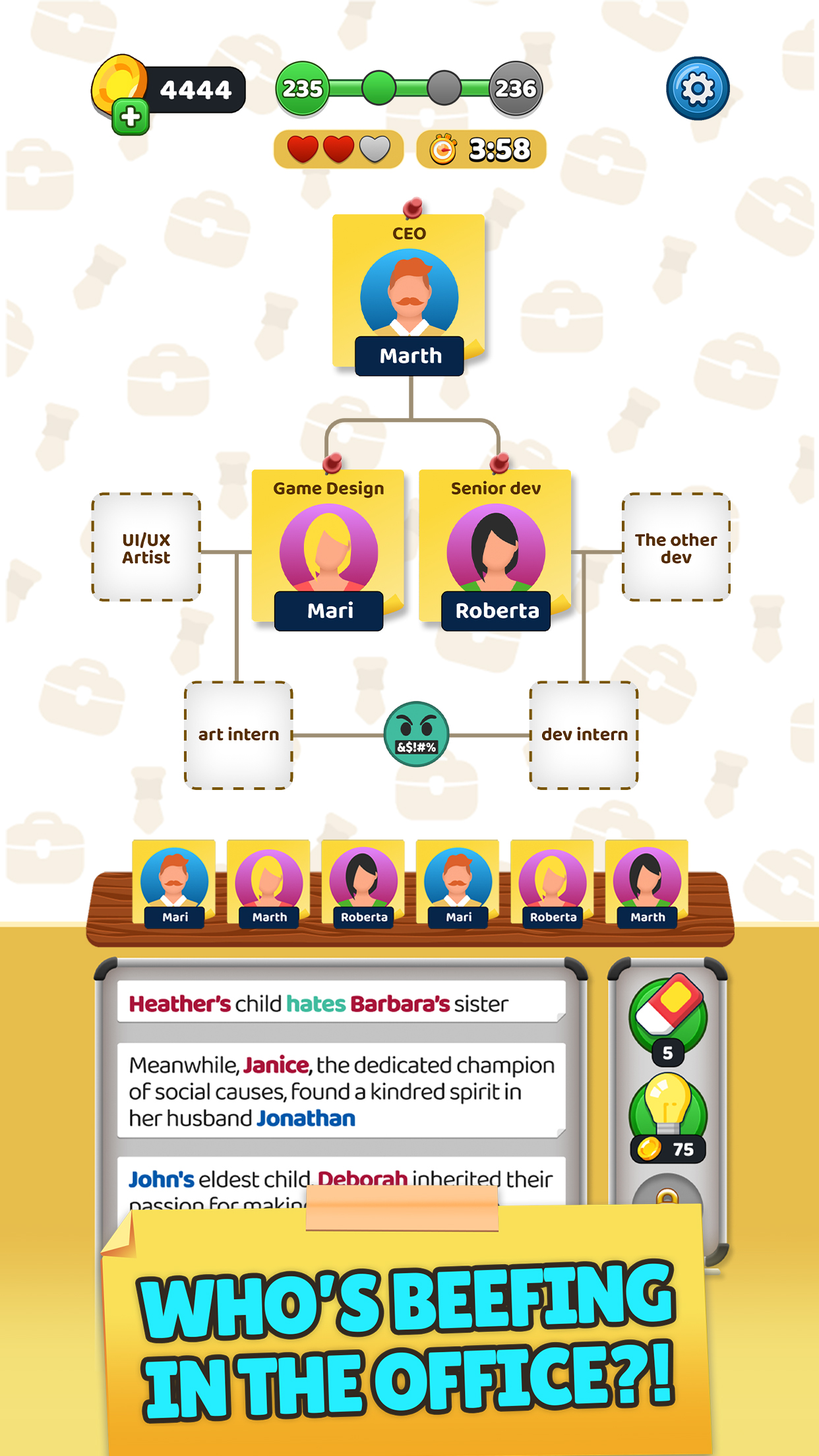 اسکرین شات 3 بازی Family Tree! - Logic Puzzles