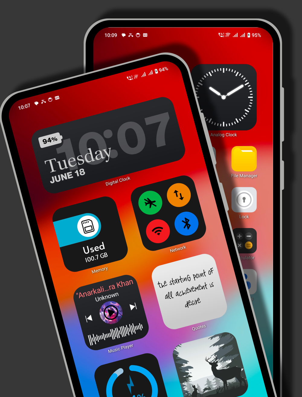 اسکرین شات 1 برنامه Muse Launcher - Themes