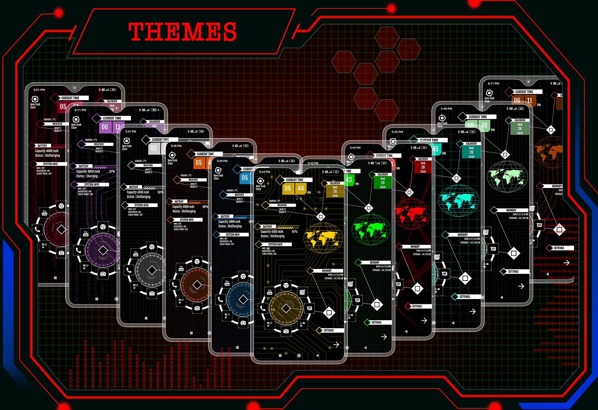 اسکرین شات 2 برنامه Modern Launcher 2023 - AppLock