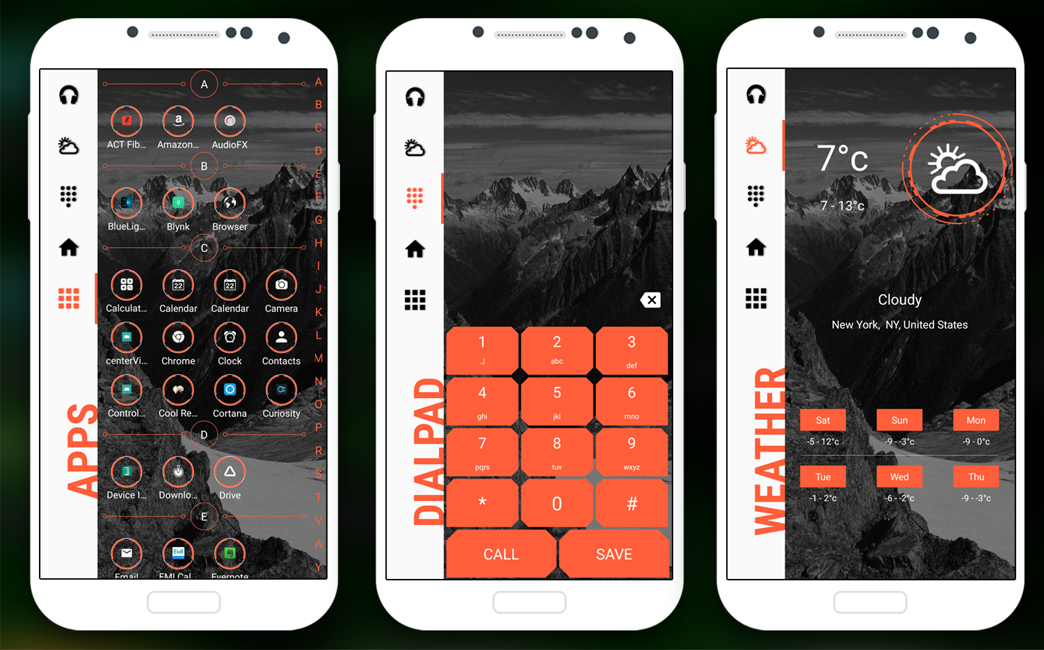 اسکرین شات 2 برنامه Strip Launcher - App lock