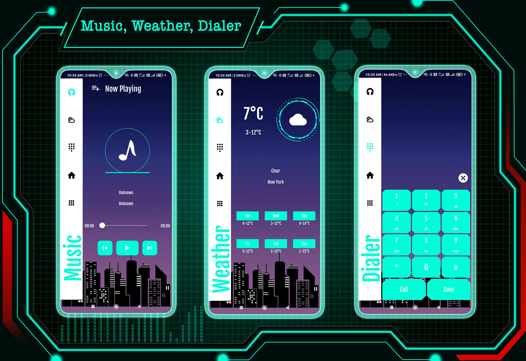 اسکرین شات 5 برنامه Strip Launcher - App lock