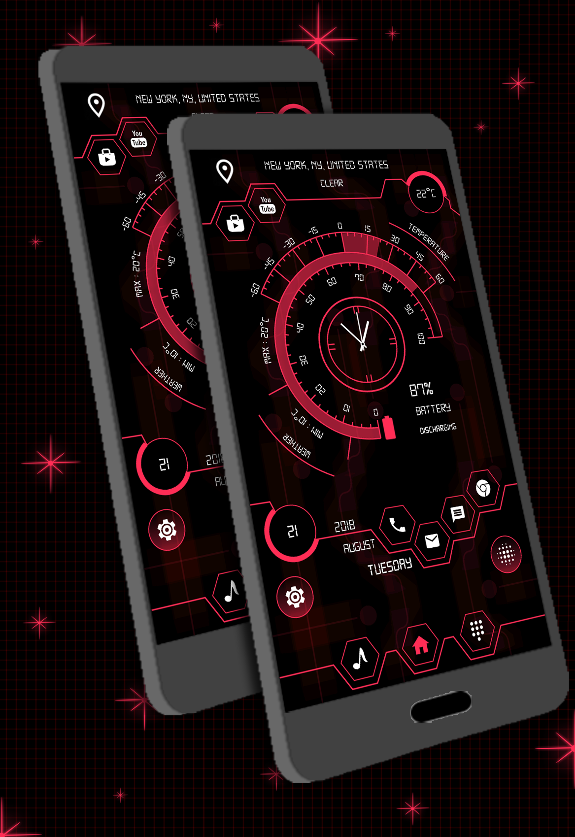 اسکرین شات 6 برنامه Strip hi-tech launcher 3