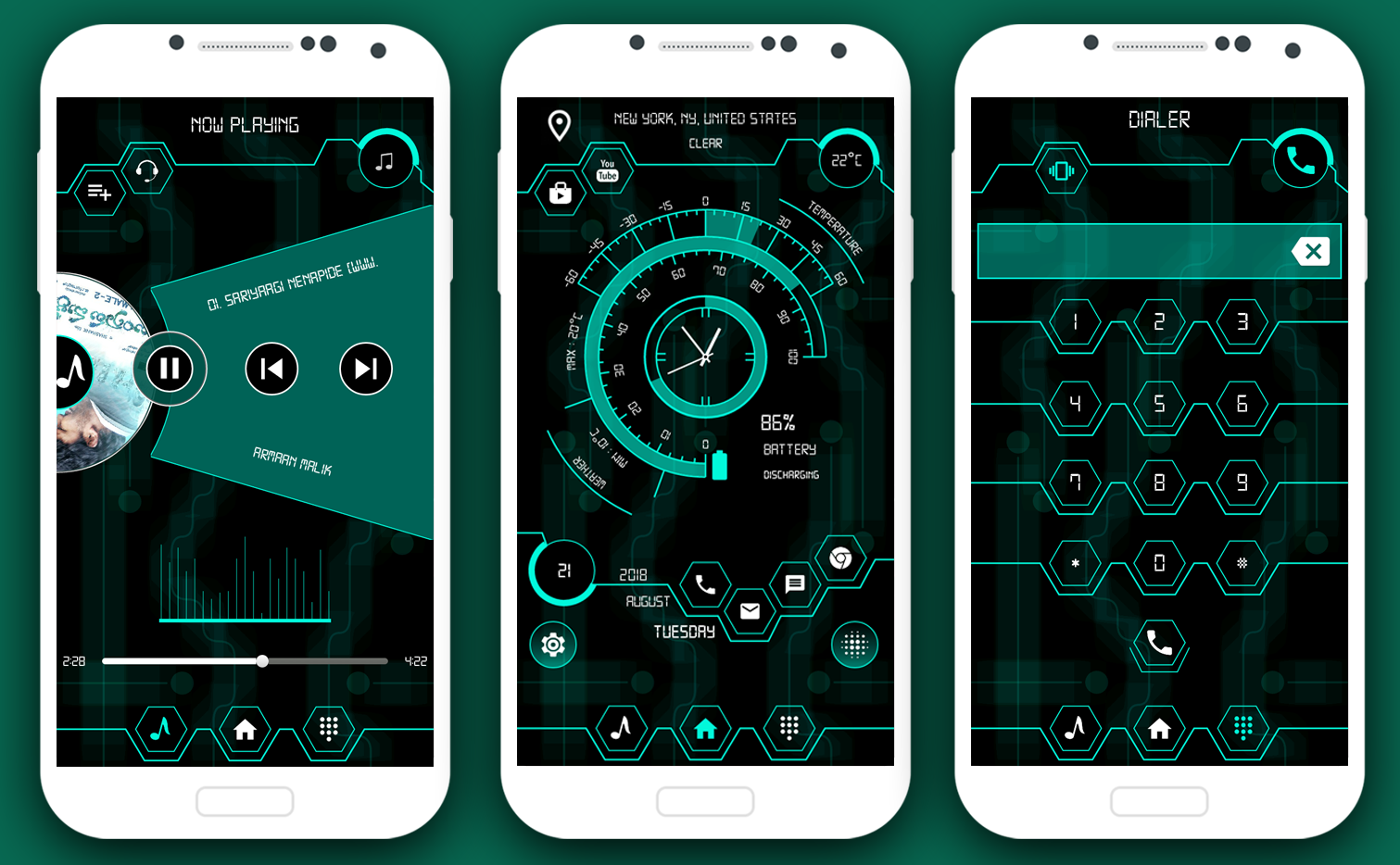 اسکرین شات 4 برنامه Strip hi-tech launcher 3