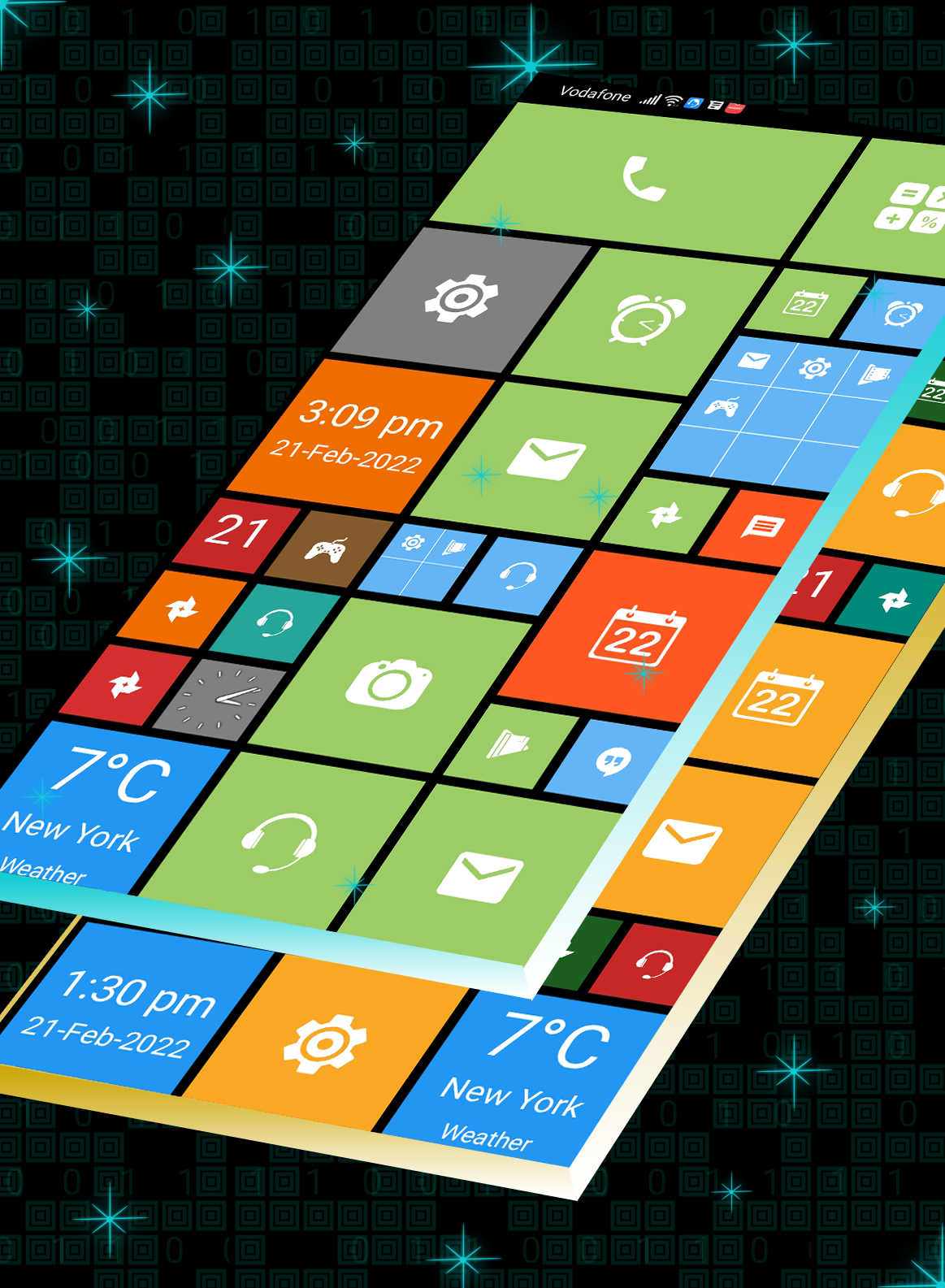 اسکرین شات 6 برنامه Win Launcher -metro look style