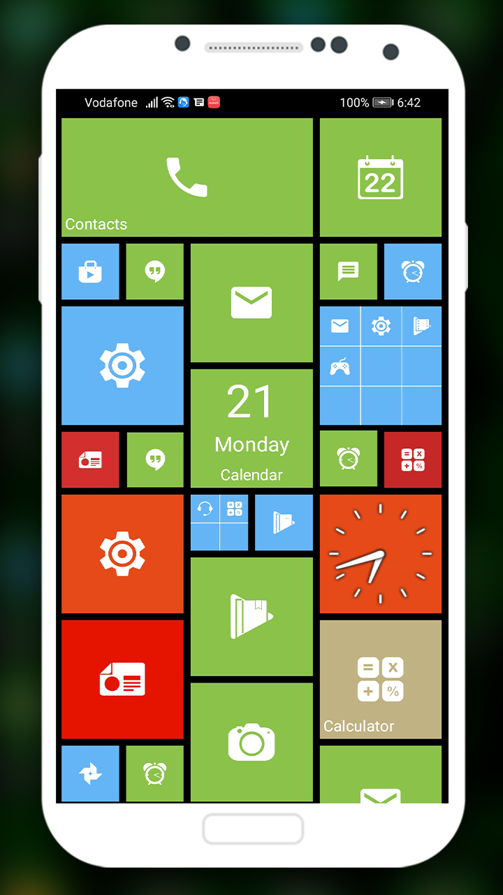 اسکرین شات 8 برنامه Win Launcher -metro look style